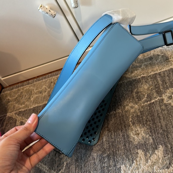 🎀🆕 Blue Studded Leather Crossbody IIIbeca by Joy Gryson - Picture 10 of 10